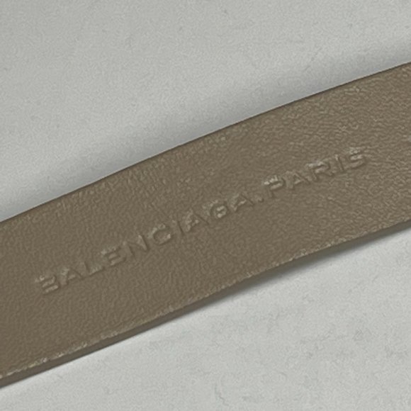 BALENCIAGA BEIGE CLASSIC BELT | WOMENS SIZE 85CM - Picture 5 of 7